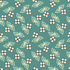 Hand drawn colourful florals Seamless pattern. Abstract Florals pattern. Colourful background. Designed for paper, cover, fabric, decor, wall paper and etc.