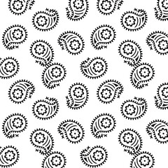 Paisley Design Pattern, fabric print, Texture, background, shirt design.