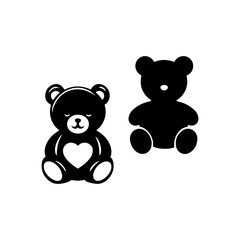 Obraz premium teddy bear vintage style design cute teddy clothing