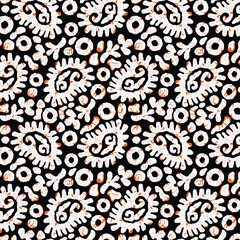 Paisley Design Pattern, fabric print, Texture, background, shirt design.