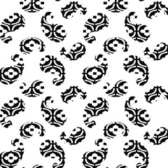 Floral Pattern, Paisley Design For Fabric print, Background, texture.