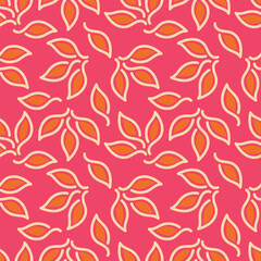 Seamless watercolor floral pattern design