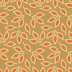 Seamless watercolor floral pattern design