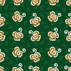 Hand drawn colourful florals Seamless pattern. Abstract Florals pattern. Colourful background. Designed for paper, cover, fabric, decor, wall paper and etc.