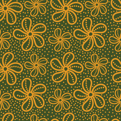 Fototapeta premium seamless floral pattern