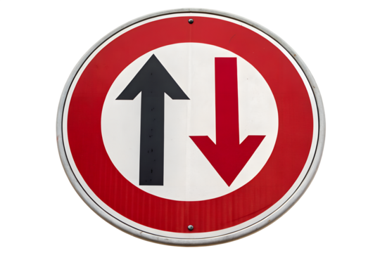 Two-Way Traffic Sign Image