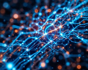 AI background technology fractal 