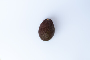 Avocado isolated on a white background.