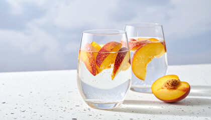 Peach Ade Glass image