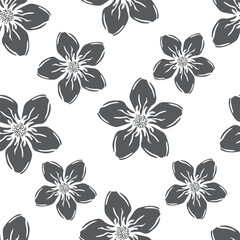 Obraz premium colorful seamless flower pattern design
