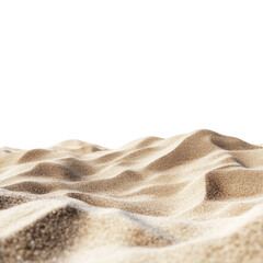 Rippled sand dunes under black sky isolated on a transparent background ripples texture