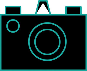 Modern Digital Camera PNG – Isolated Compact Photography Device with Lens and Screen Display for Photography, Travel, and Media Use on Transparent Background