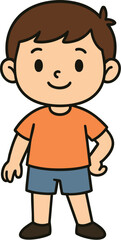 Cartoon Boy Vector Illustration