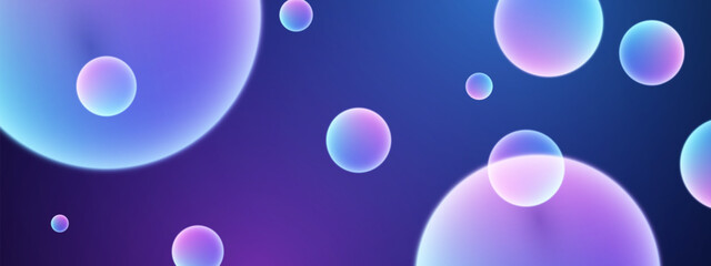 3D ball abstract Background. Soft Gradient with minimal bounce ball with shadow and light effect. Realistic 3d bubble background.