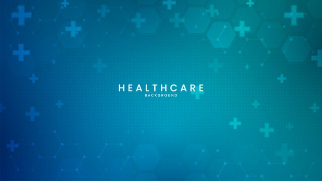 Abstract medical background with flat icons and symbols. Medical design with concept and idea for healthcare technology. Healthcare Medical Background. Healthcare Symbols.
