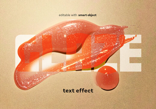 Glaze Text Effect