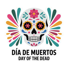 Dia de Muertos Vector Design.
