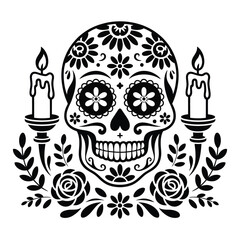 Dia de Muertos Vector Design.
