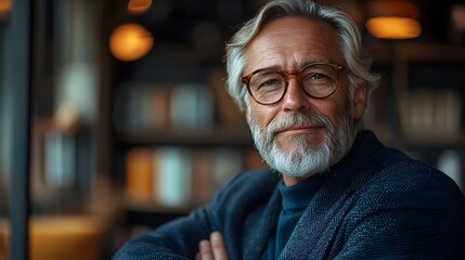 Experienced businessman exudes strategic vision and decision making prowess