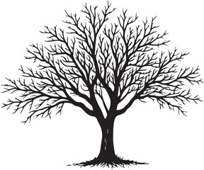 tree silhouette vector