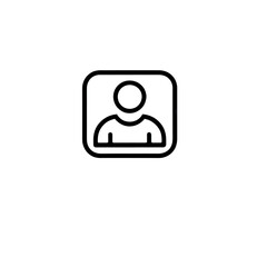 Fototapeta premium Iconic User Profile Action, Digital Representation, Online Space, Graphic Design, Minimalist Environment, Close-Up Viewpoint, Personal Identity Concept icon
