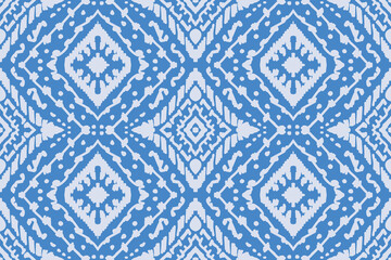 Seamless geometric and doodles line, traditional ikat pattern with earthy tones in geometric and tribal-inspired design. Ideal for textiles, wallpapers, and ethnic-themed projects.