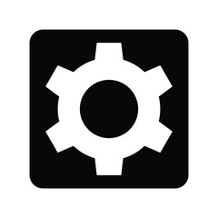 gear icon vector illustration