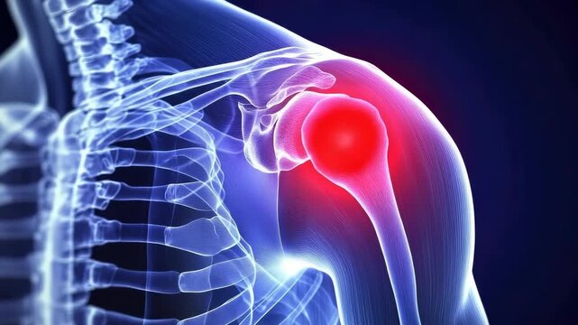 Shoulder agony image: discomfort site, inflamed section, joint signal, injury focus, motion restriction, body response, activity impairment, tendon tension, health concern, arm limitation