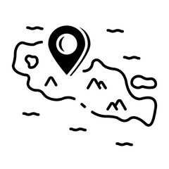 This Java island icon is suitable for Indonesia Independence Day, etc