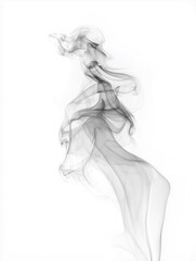Fototapeta premium smoke on white