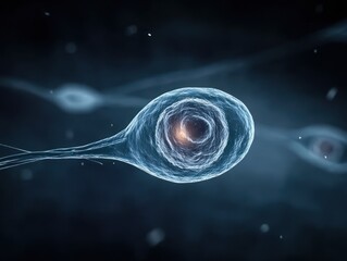 Microscopic sperm cell