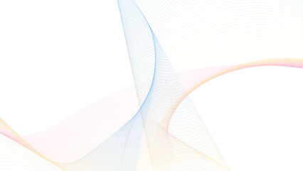 Abstract flowing wave lines background