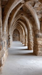 Exploring the breathtaking cloister of the Monastery in Dubrovnik with stunning views of the walled city and surrounding mountains on a sunny day