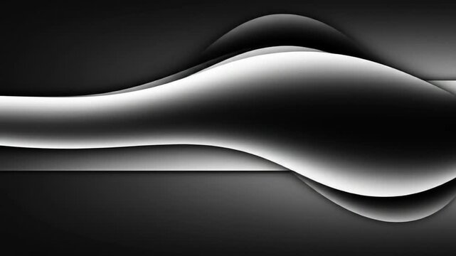 Ethereal waves dance in grayscale gradient