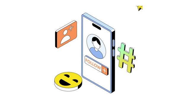 Follow Me isometric animation MP4
