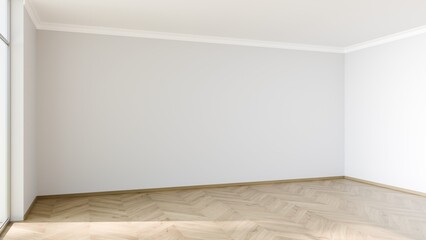 Bright and airy space featuring light wooden flooring and clean white walls, offering a versatile...