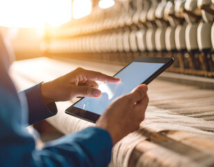 Innovative Technology in Weaving: Modern Loom and Textile Creation