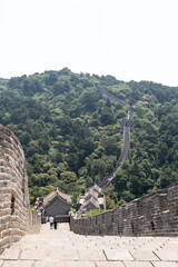 The great wall of China,  The Mutianyu section