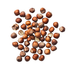 Closeup View of Roasted Peppercorns Culinary Spice Aromatic Grains Food Photography isolated on transparent background