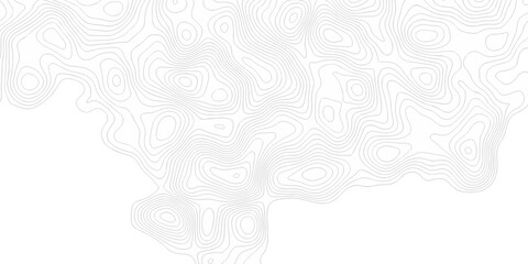 Lines map seamless topographic contour lines pattern. Geographic map and topographic contours map background. White wave paper reliefs. Black and white wave Seamless line.