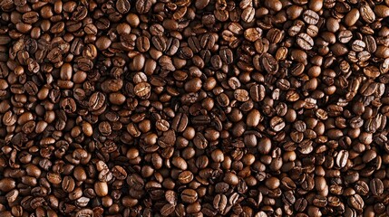 Fototapeta premium A close-up of a coffee bean, with a blurred background.