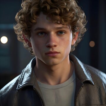 A handsome man in a game character role blends charisma with power—crafted with sharp features, confident expressions, and immersive detail.