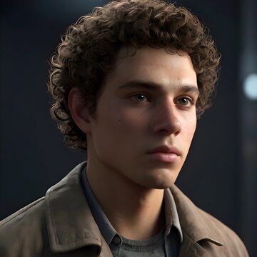 A handsome man in a game character role blends charisma with power—crafted with sharp features, confident expressions, and immersive detail.