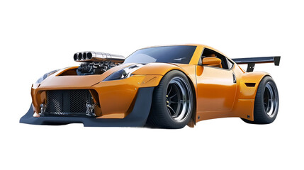 Wide Tire Sports Car