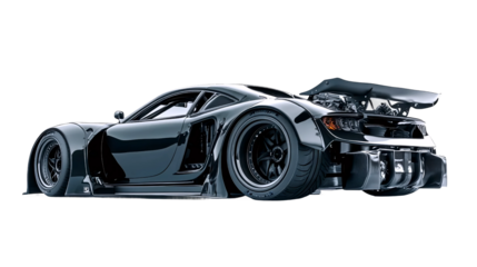 Sleek Modified Sports Car