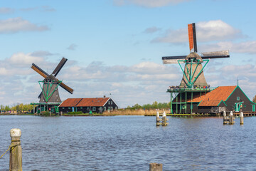 View Old Dutch Windmills Lake