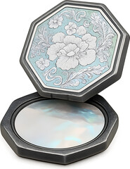 나전자개화장거울