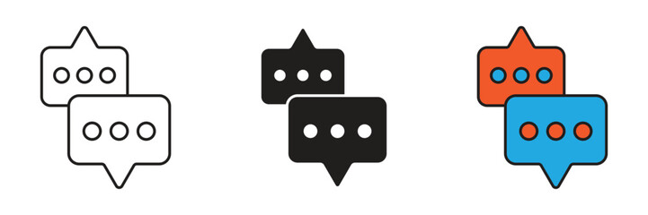 Chat message signifies instant text communication between users, enabling real-time dialogue and interaction.