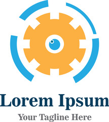 Fototapeta premium optical service logo