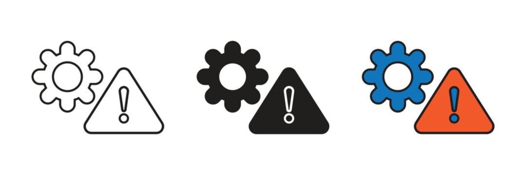 Maintenance indicates a system undergoing scheduled upkeep or repairs, temporarily affecting availability.